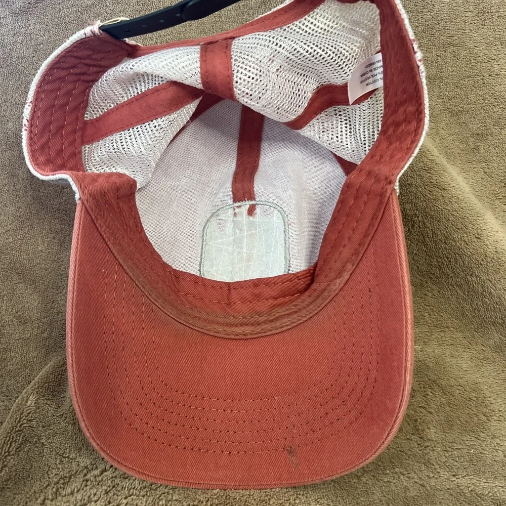 Magellan‎ 1999 Trucker Hat Cap Men's Salmon Mesh Snapback Outdoor Patch